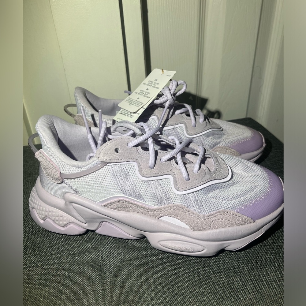 Ozweego Adidas Women's Purple Tint Sneakers - Picture 3 of 8